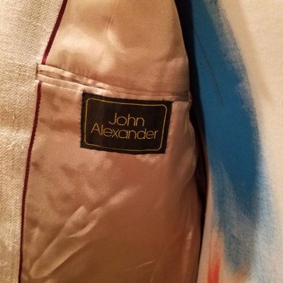 Vintage John Alexander beige tweed weave jacket - Picture 5 of 8